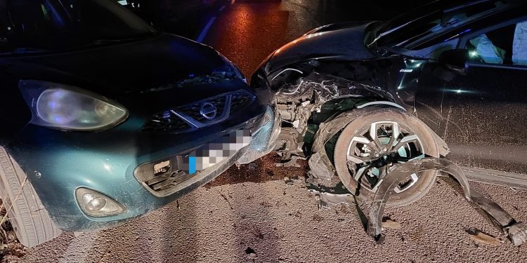 Imagen del siniestro, ayer en Sant Josep. FOTO: @Bombersdeivissa