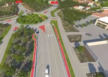 Imagen virtual de cómo quedará el cruce de Cazadores tras la reforma.