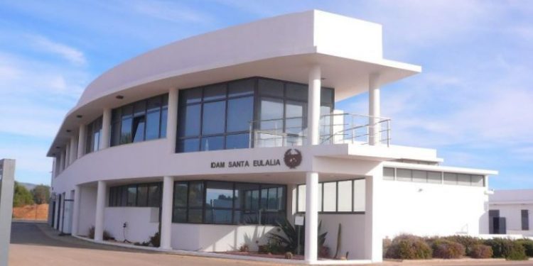 Desaladora de Santa Eulària. Foto: Govern balear