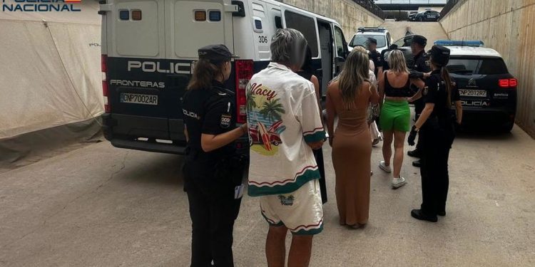 Imagen de los detenidos