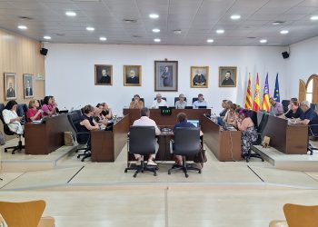 Sesión plenaria celebrada hoy. Foto: Ayuntamiento de Sant Josep