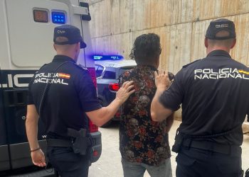 Una imagen del detenido facilitada por la Policía Nacional de Ibiza.