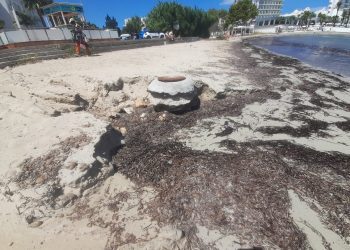Imagen de archivo de Punta Xinxó tras un reventón de la alcantarilla de fecales