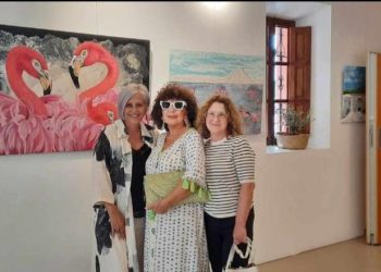 Instantánea del día de la inauguración de la muestra. Fotos: Jaume Riera