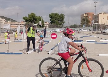 Actividad llevada a cabo durante la Semana Europa de la Movilidad de 2023. Foto: Ayuntamiento de Santa Eulària