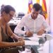 Firma del convenio. Foto: Ayuntamiento de Sant Antoni