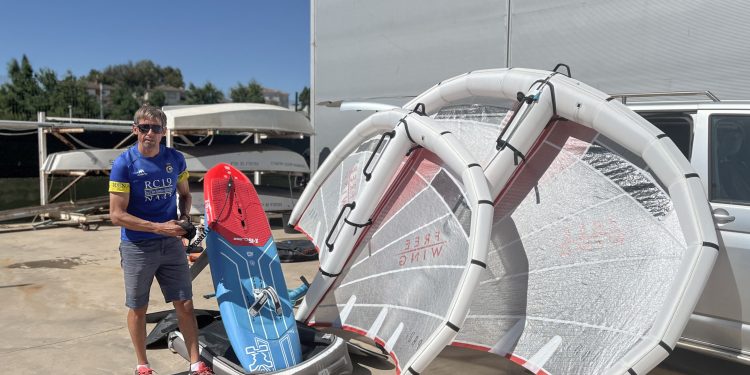 Maksim Oberemko. Imagen facilitada por el Club Nàutic Sant Antoni.