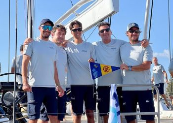 Tripulación del 'Moat'. Foto: Club Náutico Ibiza