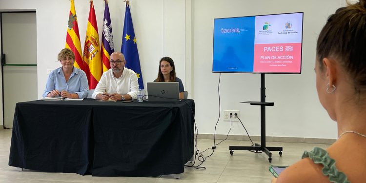 Presentación del plan. Foto: Ayuntamiento de Sant Josep