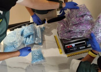 Imagen de las pastillas incautadas en la operación. FOTO: Guardia Civil.