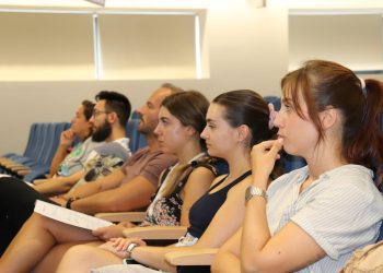 Algunos de los asistentes a las jornadas formativas sobre eutanasia y fármacos.