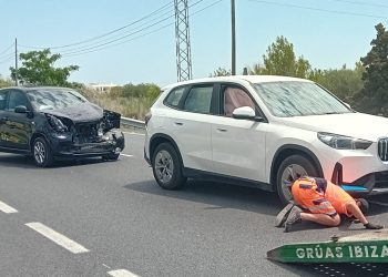 Imagen de archivo de un accidente en la carretera de Sant  Josep.