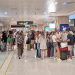 Turistas en el aeropuerto de Ibiza. Foto: C. M.