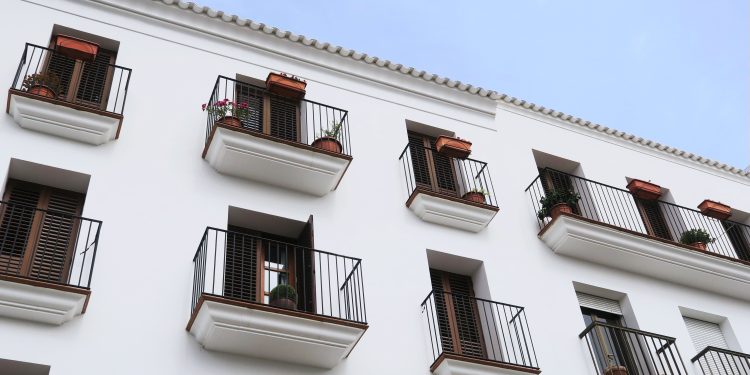 Fachada de un edificio de Sant Antoni. Foto: Ayuntamiento de Sant Antoni