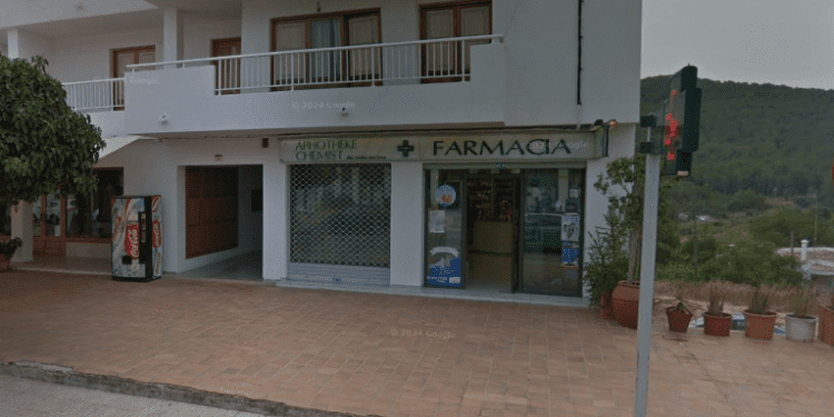 Farmacia en Sant Miquel. Foto: Google Street View