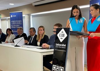 Apertura del curso y acto final de promoción de los estudiantes que acabaron sus estudios el curso pasado. Foto: UIB