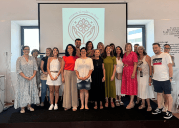 Foto de la presentación de la asociación Nybia Eivissa.