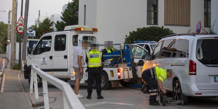 Imagen del operativo que sirvió para detectar los dos vehículos. FOTO: Consell Insular