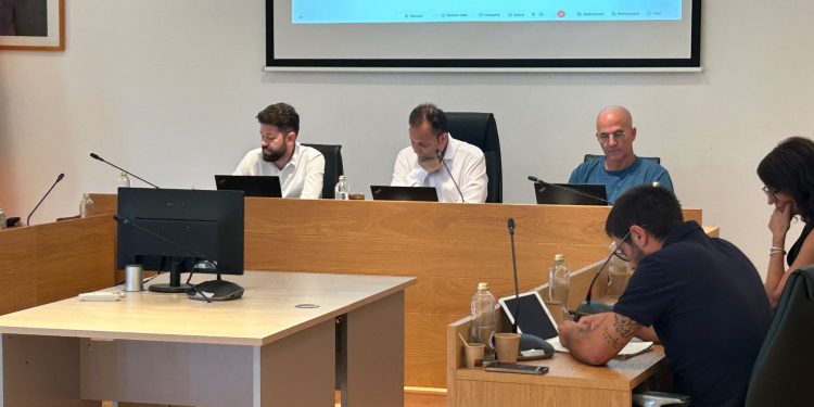 Pleno extraordinario, celebrado hoy. Foto: Consell Insular de Formentera