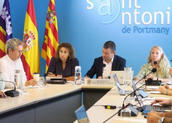 Sesión plenaria celebrada hoy. Foto: Ayuntamiento de Sant Antoni