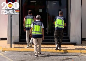 Agentes de la Policía Nacional acuden a realizar una inspección. Foto: Policía Nacional