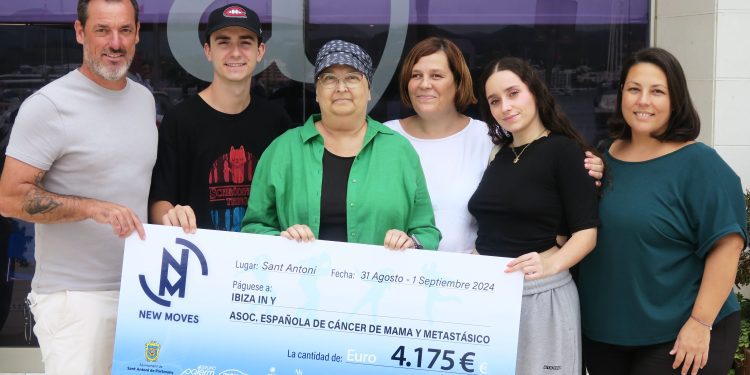 Entrega del dinero recaudado. Foto: Ayuntamiento de Sant Antoni