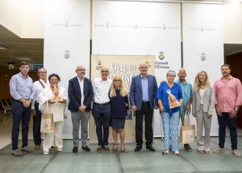 Homenaje a los turistas. Foto: Consell de Ibiza