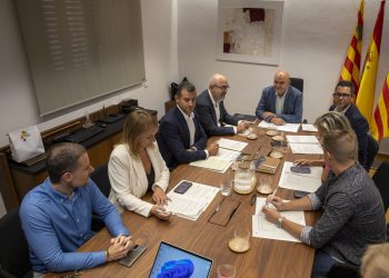 Consell de Alcaldes celebrado hoy en Sant Josep. Foto: Consell de Ibiza