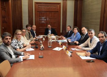 Reunión celebrada hoy en la Delegación del Gobierno. Foto: Govern balear