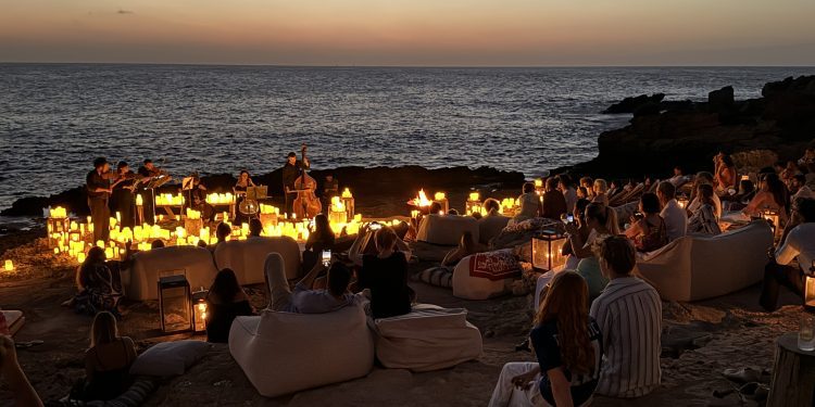 Concierto a la luz de las velas. Foto: Six Senses Ibiza