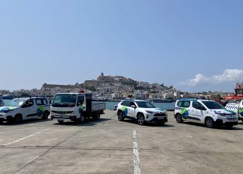 Algunos de los nuevos vehículos. Foto: APB