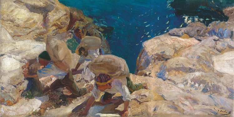 Los contrabandistas, pintado en Ibiza en 1919 por Sorolla.