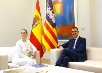 Imagen de archivo de Prohens y Sánchez, reunidos en Moncloa.
