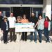 Entrega del donativo. Foto: Ayuntamiento de Sant Antoni