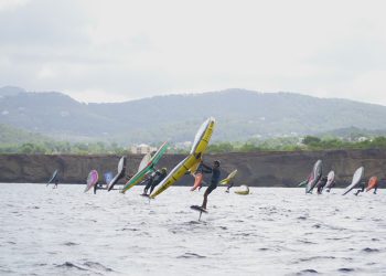 Un instante de la prueba celebrada hoy en Sant Antoni. Fotos: Pedro Selles