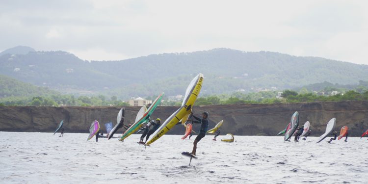 Un instante de la prueba celebrada hoy en Sant Antoni. Fotos: Pedro Selles