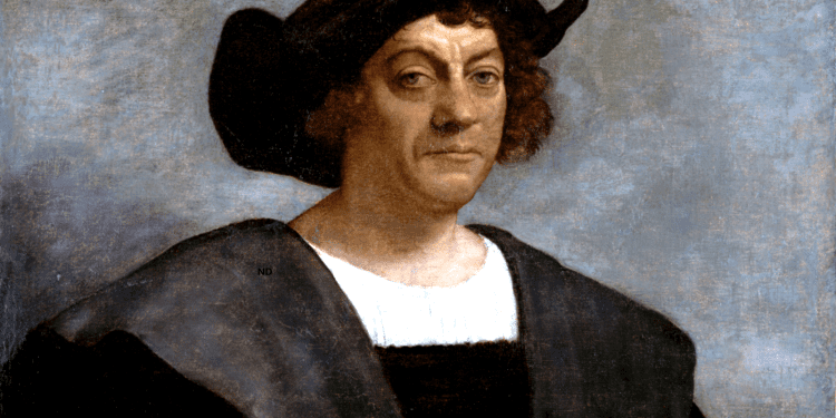 El enigmático Cristóbal Colón. Imagen: Sebastiano del Piombo (Wikipedia)