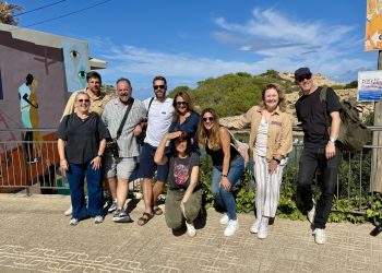 Participantes en la iniciativa. Foto: Consell de Ibiza
