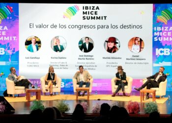 Imagen de una de las mesas redondas. Fotos: Ibiza MICE Summit