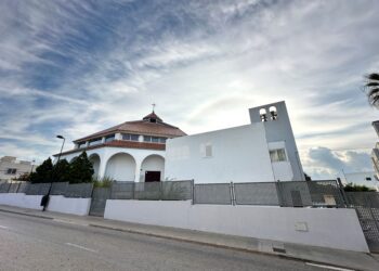 Iglesia y casa parroquial de de San Pablo de Ca n'Escadell en el municipio de Ibiza donde Souza cometió algunos de los abusos denunciados. Fotos L. F. A.