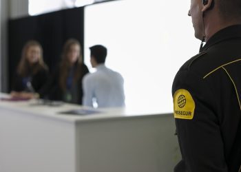 Vigilante de Prosegur, una de las empresas que forman parte de la Asociación del Sector de Seguridad Privada de les Illes Balears (ASSP).