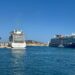 Desde el Observatorio de Sostenibilidad advierten de que aunque el número de cruceros que hacen escala en Ibiza no ha variado especialmente, los buques sí han aumentado su capacidad de pasajeros.