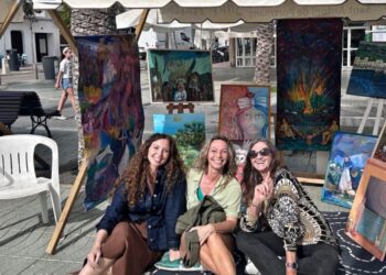 Varias de las participantes en el festival. FOTO: Jaume Riera.