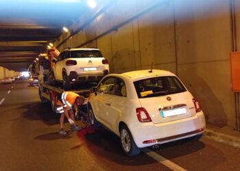 Vehículos implicados en el accidente.