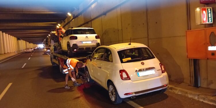 Vehículos implicados en el accidente.