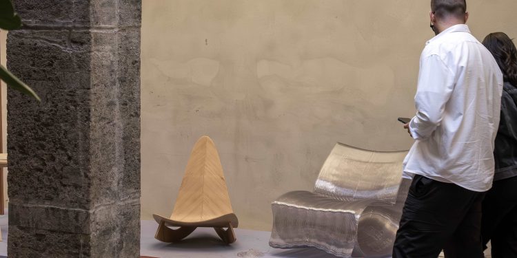 Los diseños de Alejandro Gómez Slok en EDIT Napoli. Foto: GOSLO Studio