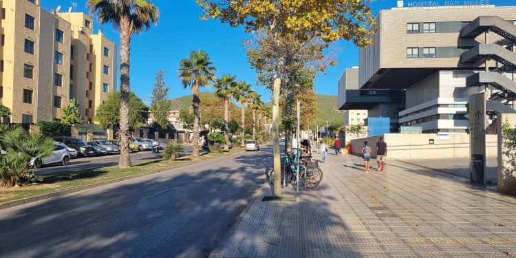 Calle Corona de Ibiza. Foto: Área de Salud de Ibiza y Formentera