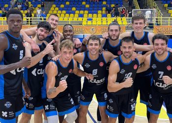Los jugadores del Sant Antoni, en una imagen de archivo. Foto: Bàsquet Sant Antoni