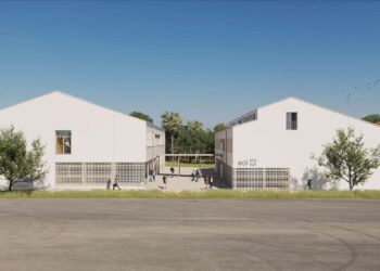 Recreación de la nueva Escuela Oficial de Idiomas. Foto: Consell de Ibiza