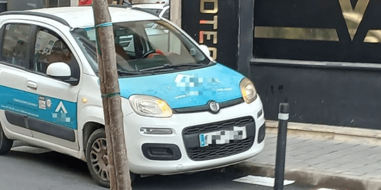 Imagen del vehículo denunciado. Foto: Policía Local de Ibiza